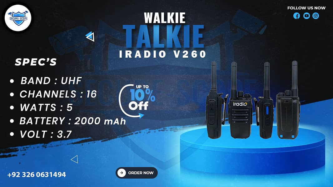 WALKIE TALKIE | Wireless Set | Hiking items | Adventure Gear | BF 888 4