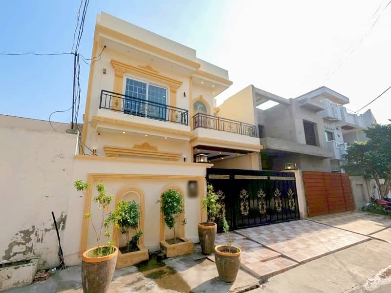 BRAND NEW 7.5 Marla Double Storey Double Unit Latest Accommodation Luxury Stylish Proper House Available For Sale In JOHER TOWN LAHORE By FAST PROPERTY SERVICES REAL ESTATE And BUILDERS With Original Real Pics 1