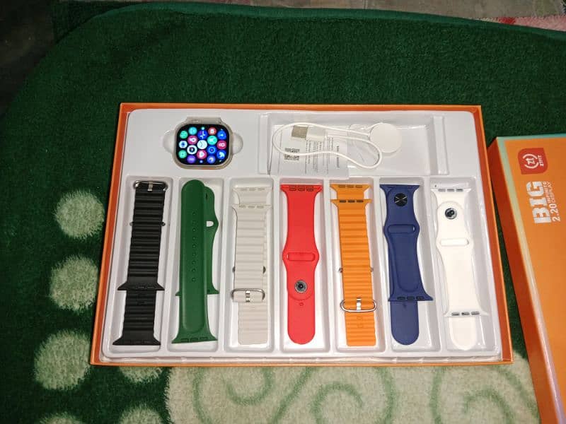 watch ultra (crownQ50) 7 in 1 straps big display 0