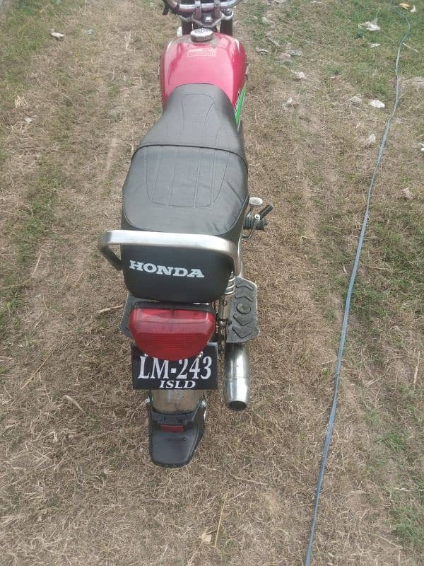 Honda cd 70 Islamabad no 2