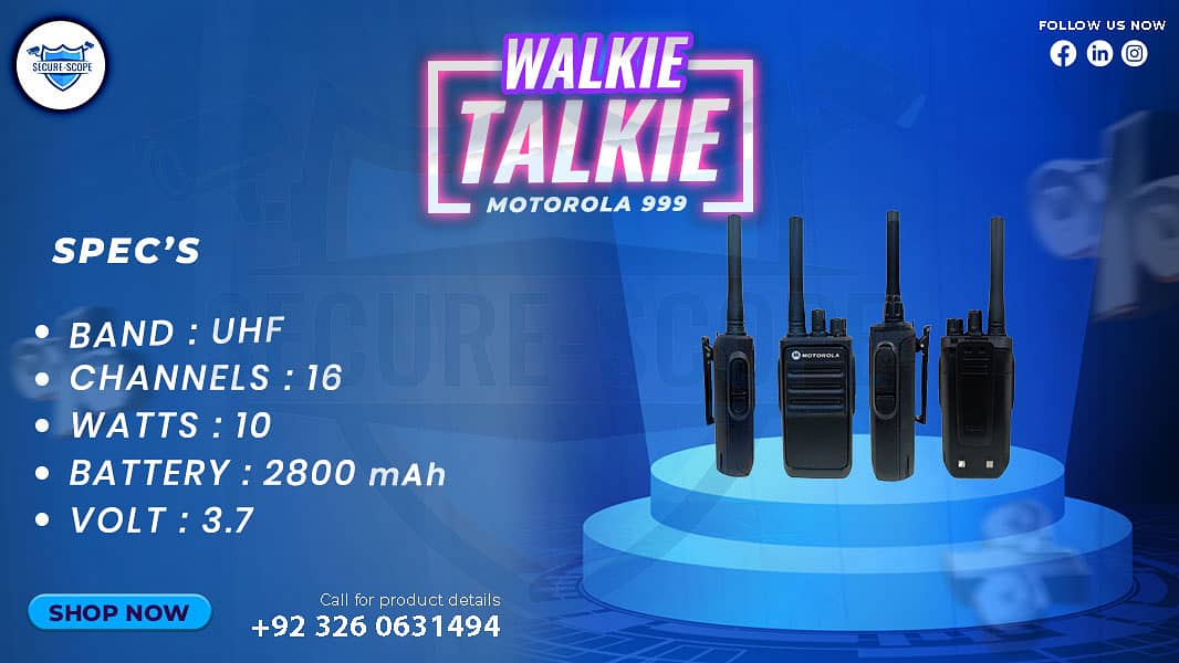 WALKIE TALKIE | Wireless Set | Hiking items | Adventure Gear | BF 888 5