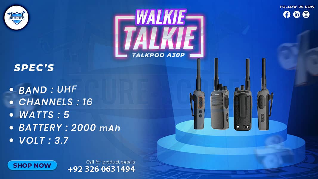 WALKIE TALKIE | Wireless Set | Hiking items | Adventure Gear | BF 888 6