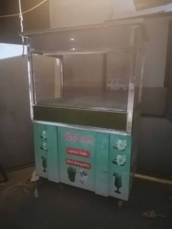 just like brand new multi purpose dual chips fryer cabinet 2