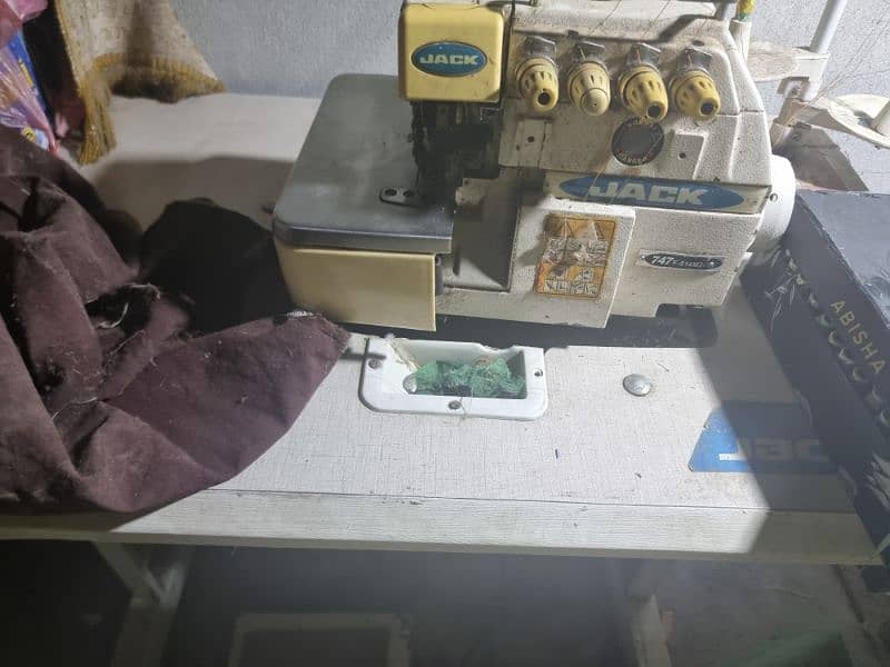 Overlock sewing machine 1