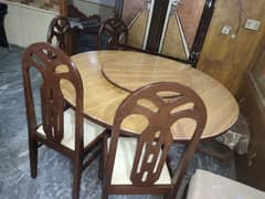 dining table and chairs