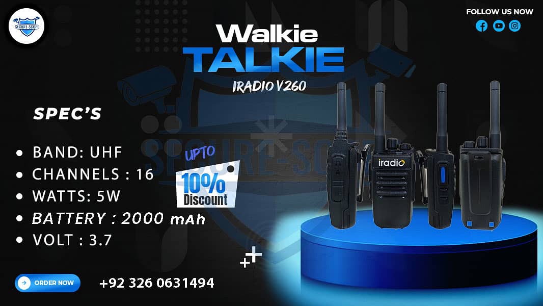 WALKIE TALKIE | Wireless Set | Hiking items | Adventure Gear | BF 888 5