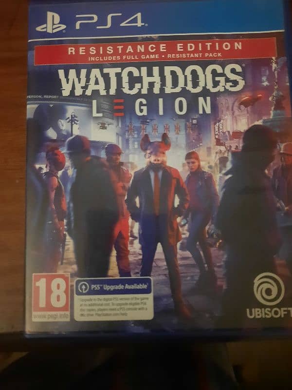 PS4 watch dogs legion resistant editon (unused code) 0