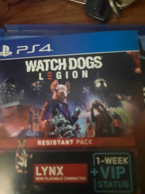 PS4 watch dogs legion resistant editon (unused code) 2