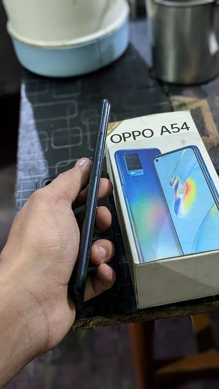 Oppo A54 128gb version with box charger Home used 2