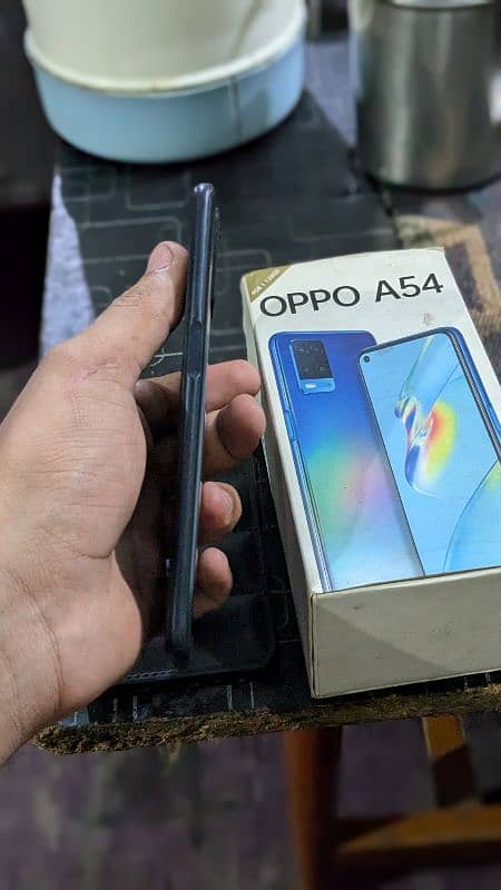 Oppo A54 128gb version with box charger Home used 4