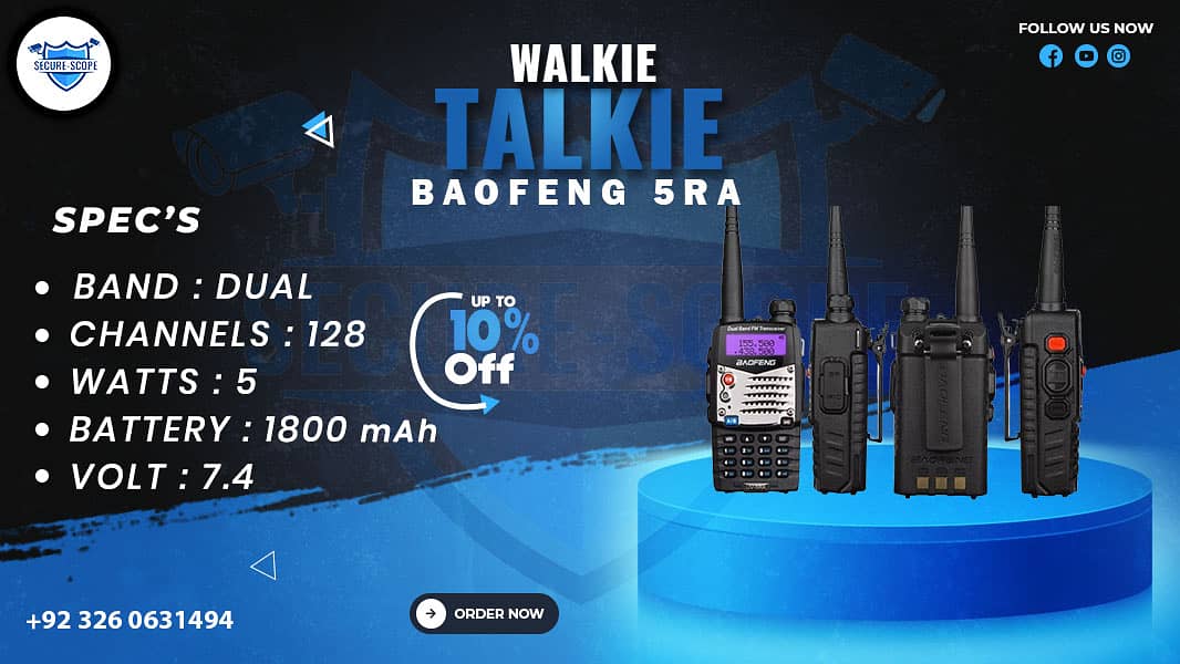 WALKIE TALKIE | Wireless Set | Hiking items | Adventure Gear | BF 888 2