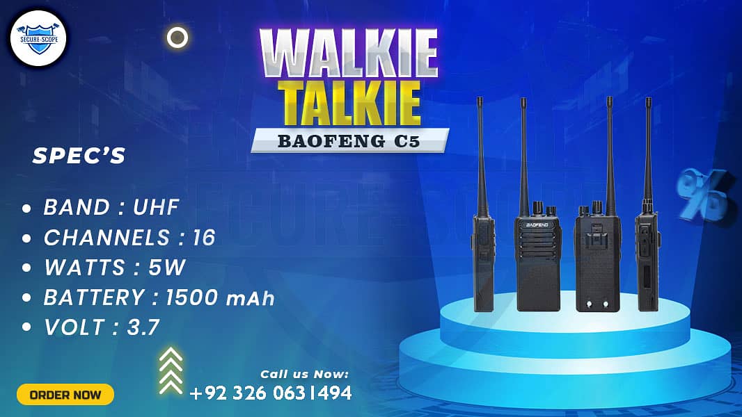 WALKIE TALKIE | Wireless Set | Hiking items | Adventure Gear | BF 888 3