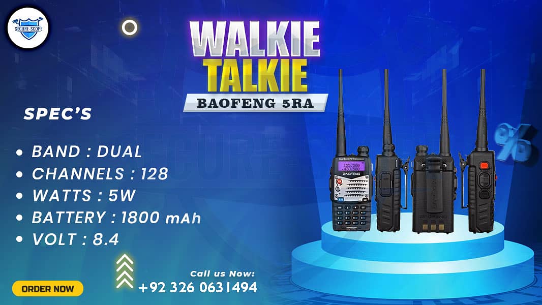 WALKIE TALKIE | Wireless Set | Hiking items | Adventure Gear | BF 888 4