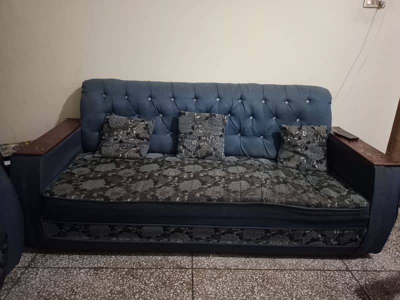 5 seater sofa plus deewan for sale 0