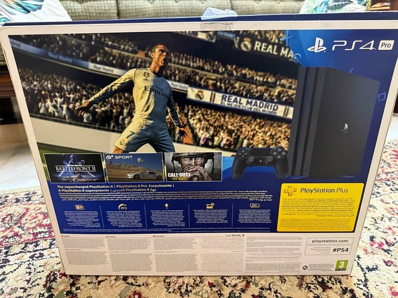 Playstation 4 pro with 2 controllers 1