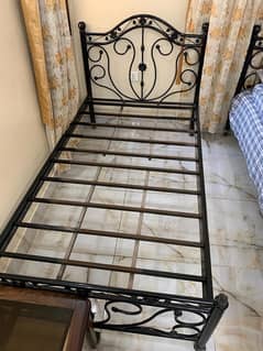 2 Iron Single Bed.