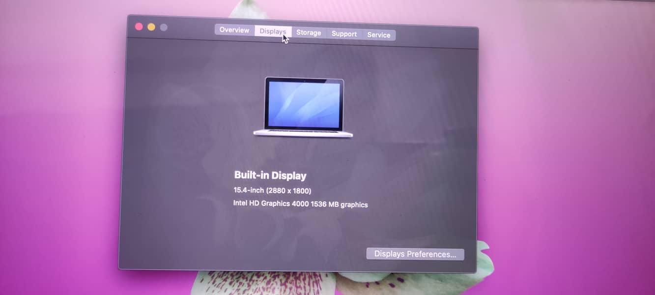 MacBook Pro (Retina, Mid 2012) 15.4-inch 7