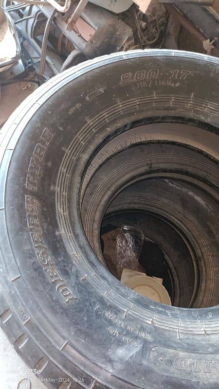 1 set 17 size Tyre made in Taiwan for modified rkr jeep & Hilux 3