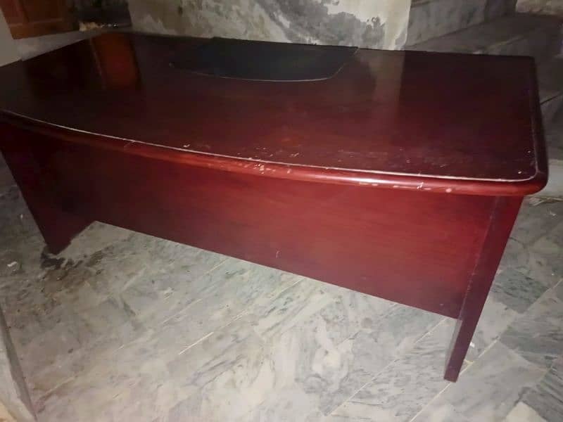 office wood table urgent for sale 3