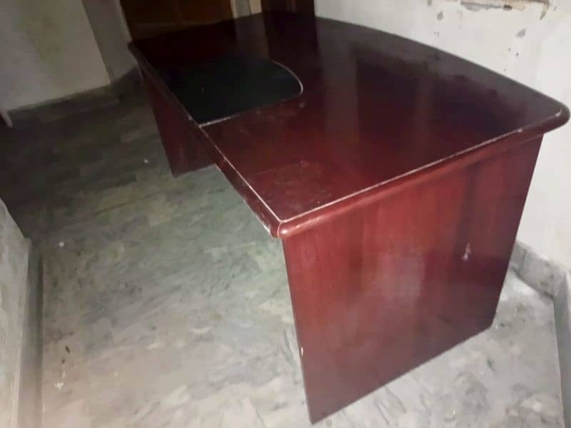 office wood table urgent for sale 5