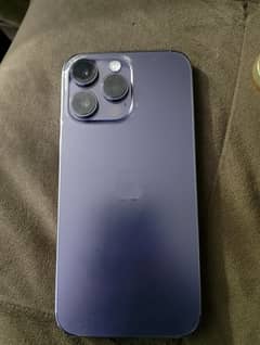 I phone 14 pro max jv LLA model 128GB purpal color