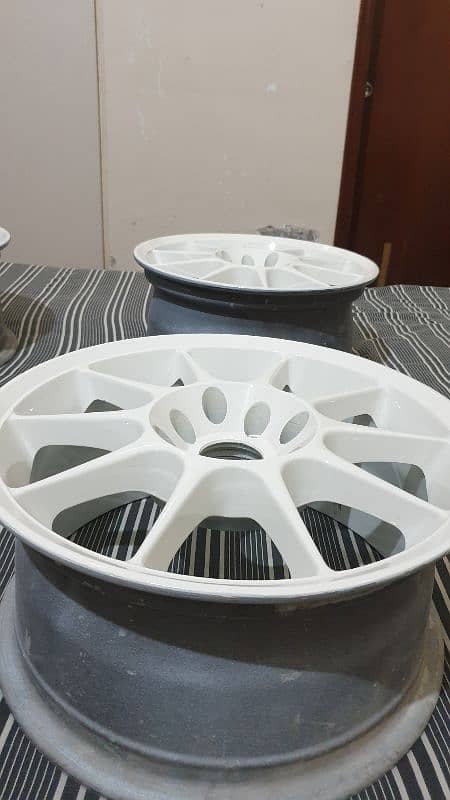 alloy wheels 15 " 4 nuts multi PCD 7.5 jj 1