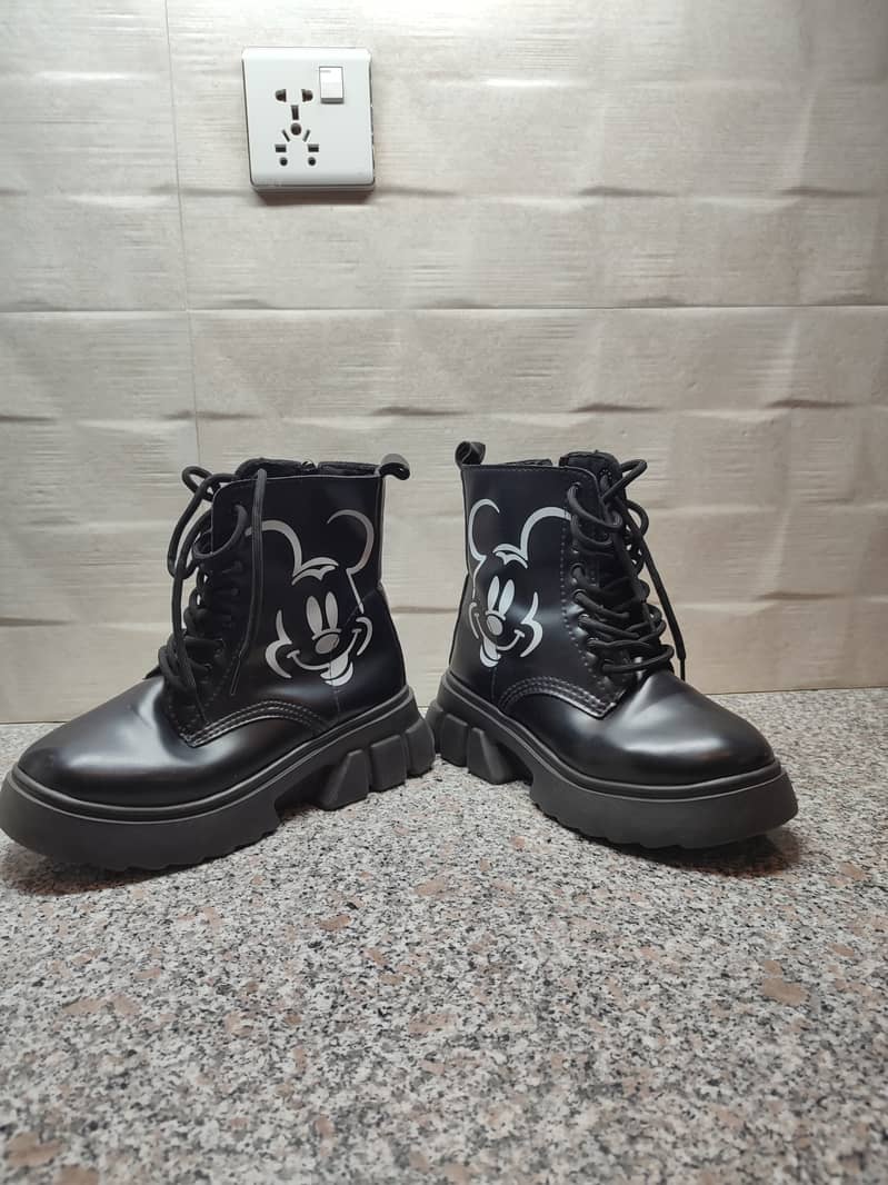 Black Women Engine Boots 37 3