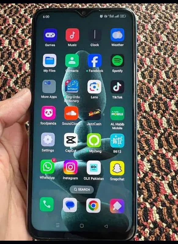 oppo A17  belkul ok hai dabba+charger b hai 1