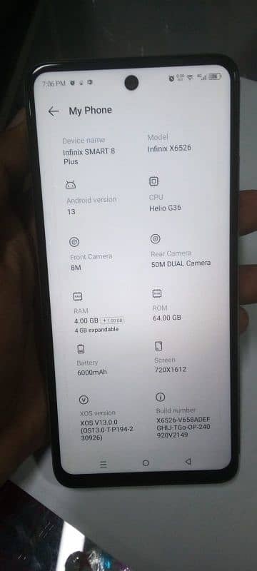 Infinix 8plus new condition 4