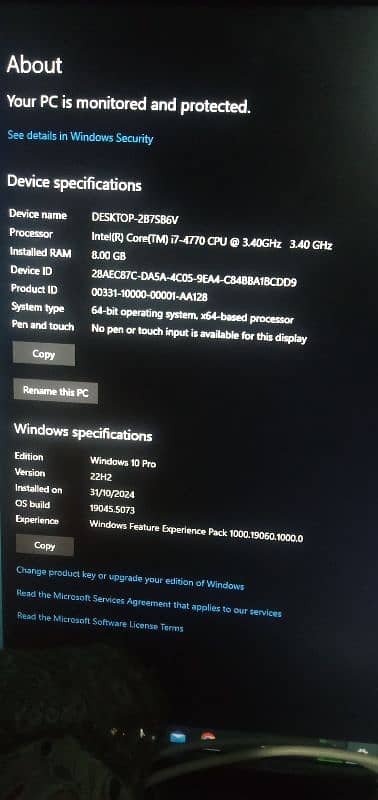 Computer Core i7 4th Generation with 4 gb Nvidia GTX 1050ti Graphic 0