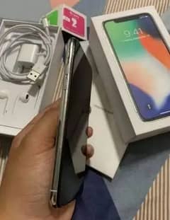 iphone X 256 gb with box My Whatsapp number 0342-8683945