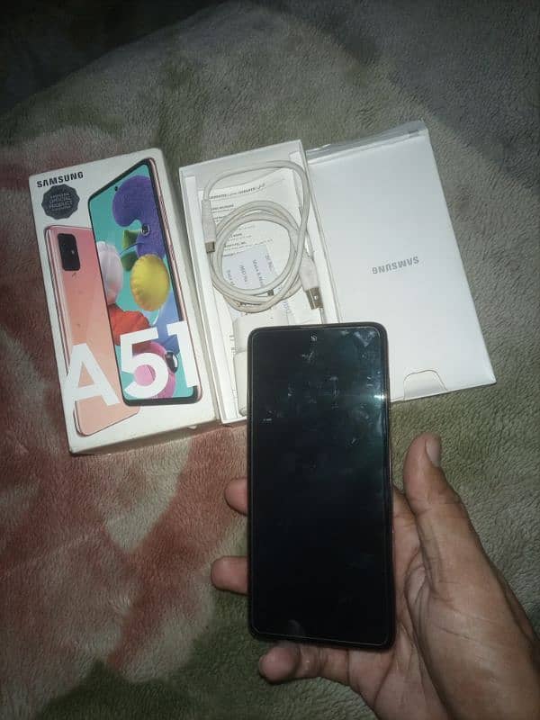 Samsung Galaxy a51 6+128 gb finger display hai no opan no repair 6