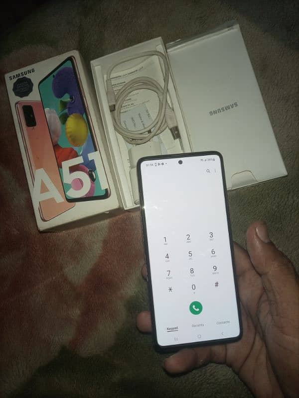 Samsung Galaxy a51 6+128 gb finger display hai no opan no repair 8