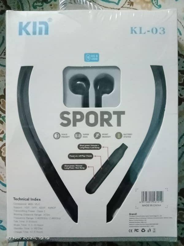 KIN KL-03 Wireless Earphones 0