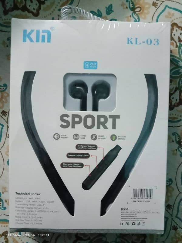 KIN KL-03 Wireless Earphones 1