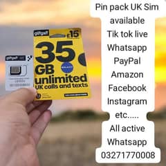 U. K tik tok live Sim