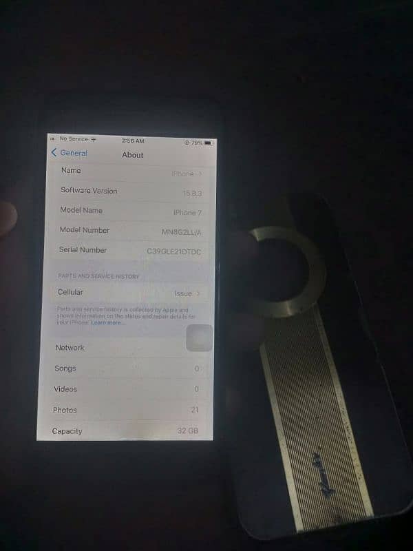 IPHONE 7 32GB NON PTA ALL OK WITH BACK COVER 4