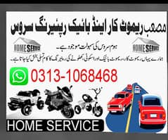 kids cars and bike repairing