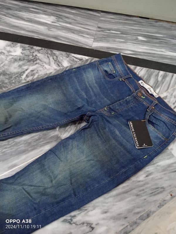 Navy blue colour jeans (slim fit) 1