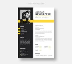 Cv/Resume Maker Banner,Poster,Menu,Flyer, Visiting cards etc