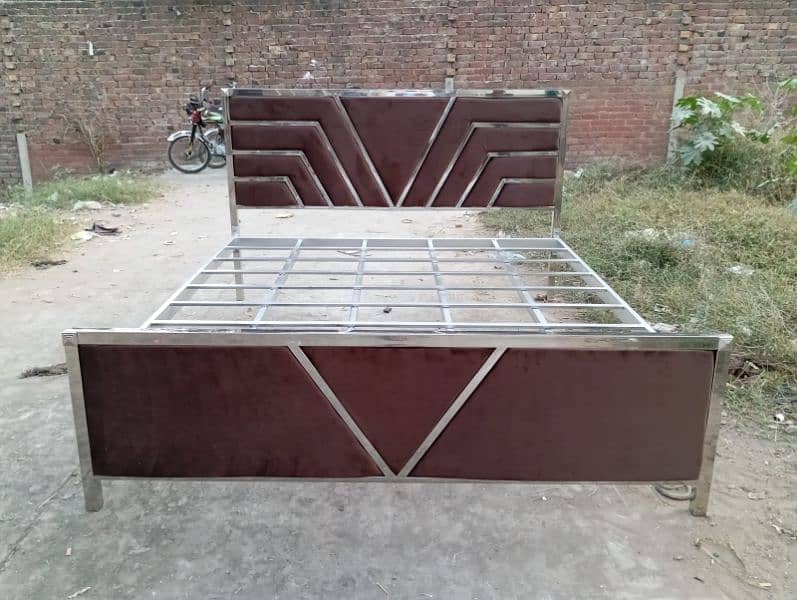 steel bed double king size 1