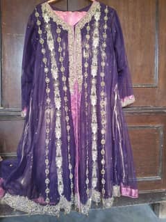 3 piece fancy frok plazo Dupatta dress