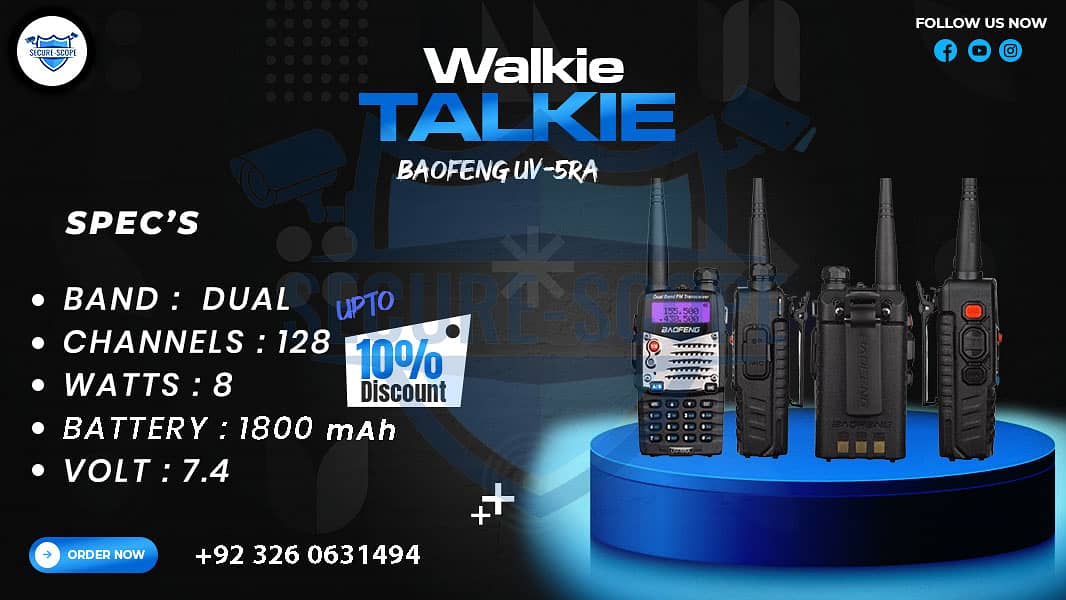 WALKIE TALKIE | Wireless Set | Hiking items | Adventure Gear | BF 888 3