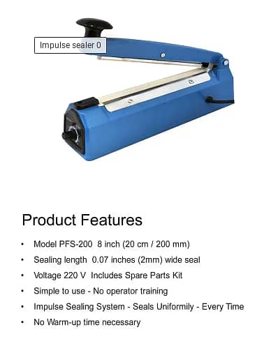 Impulse sealer 2