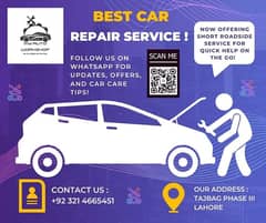 Car Repair Serivce on your door step only for Lahore