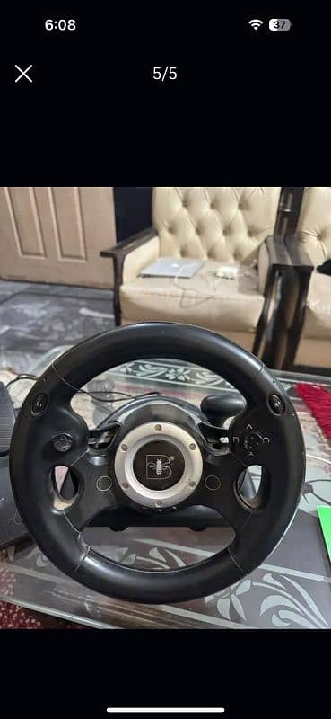 180 steering wheel with pedals 2