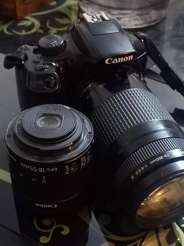 Canon 1300 D with Extra Lense 1