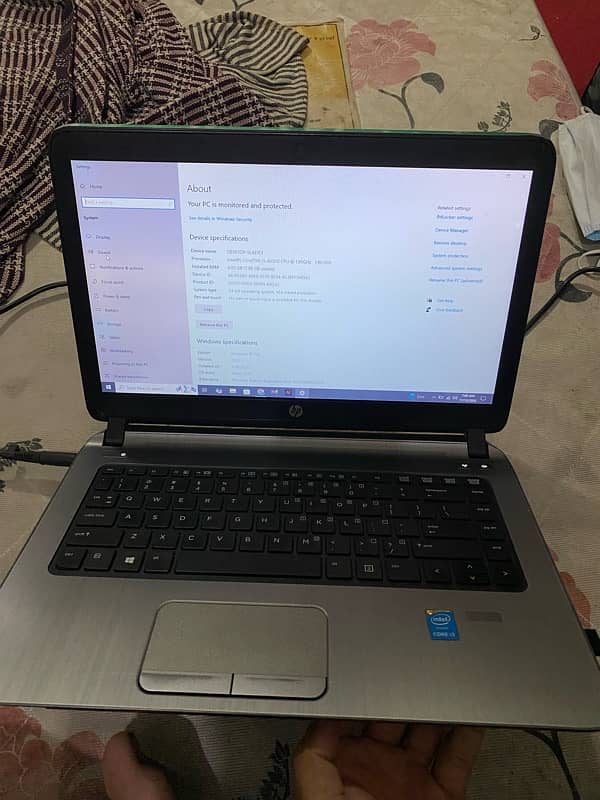 hp laptop probook 440, i3 4rth generation 1