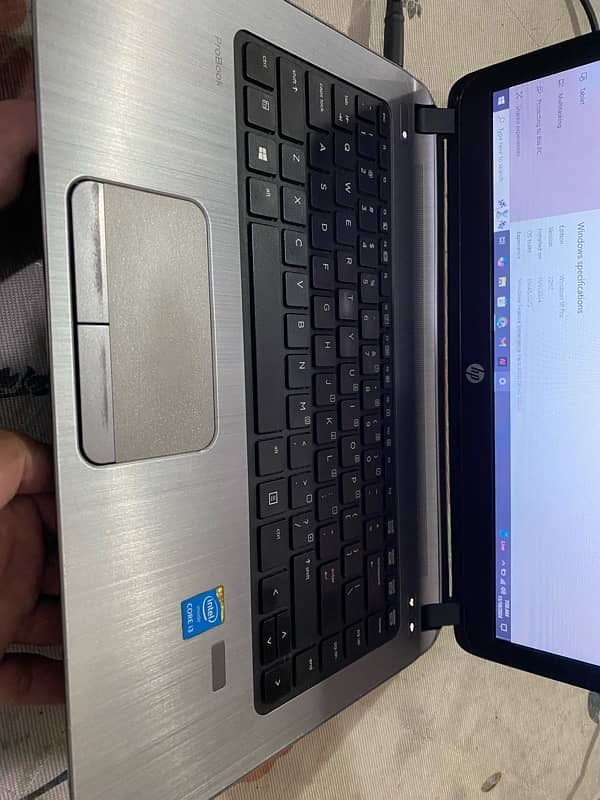 hp laptop probook 440, i3 4rth generation 7