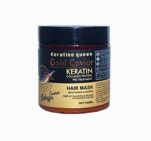 gold cavior keratin hair mask 1